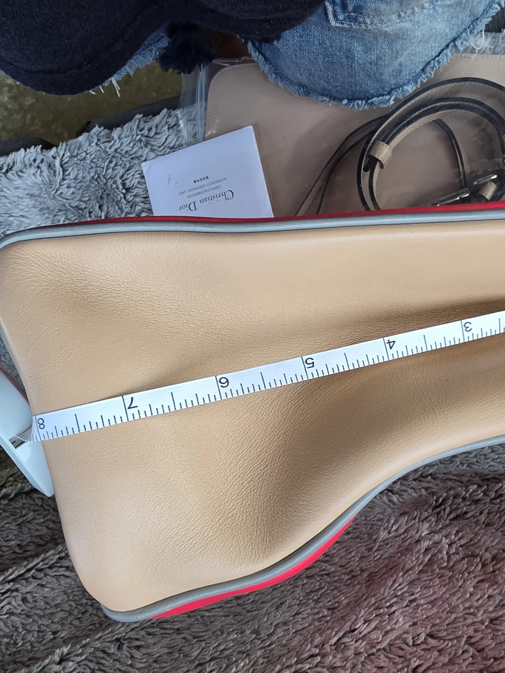 Dior Pink and Beige Leather Top-Handle Tote
